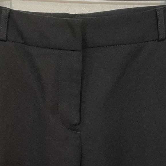 ANNE KLEIN NWT Sz 4, Retail $89 Deep Black Dress Pants; Mid Rise, Ankle Cropped. - Picture 8 of 15
